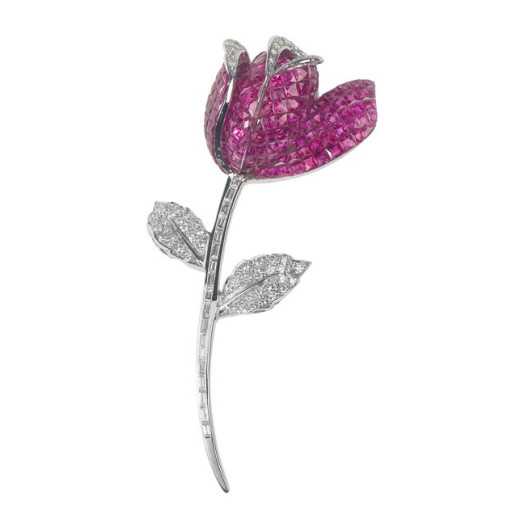 Broche Rosa Naturalmente - BROCHES