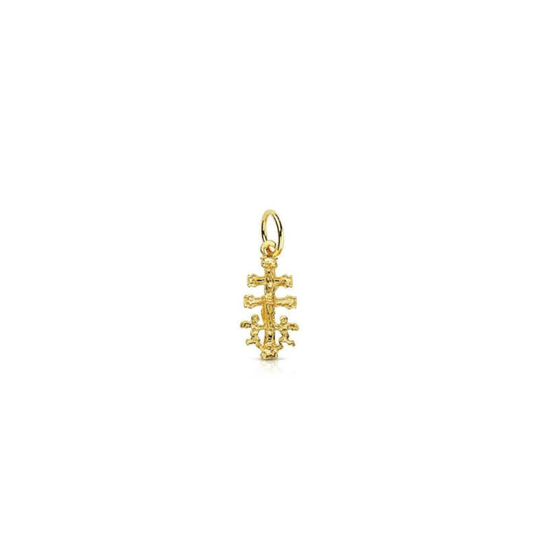 Cruz de Caravaca Oro 18K 19x9mm - Kreuzungen von Caravaca