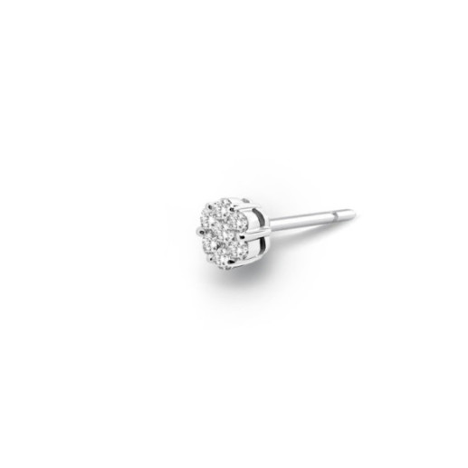 Pendiente Diamantes Piercing Camelia 0.38 Dormilona - Piercings de Oro