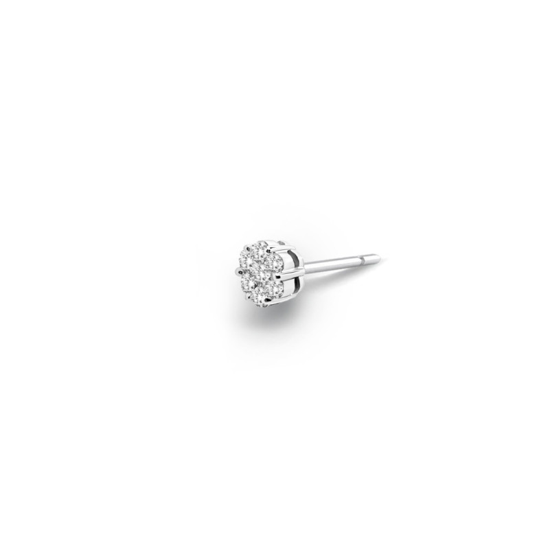 Pendiente Diamantes Piercing Camelia 0.25 Dormilona - Piercings de Ouro