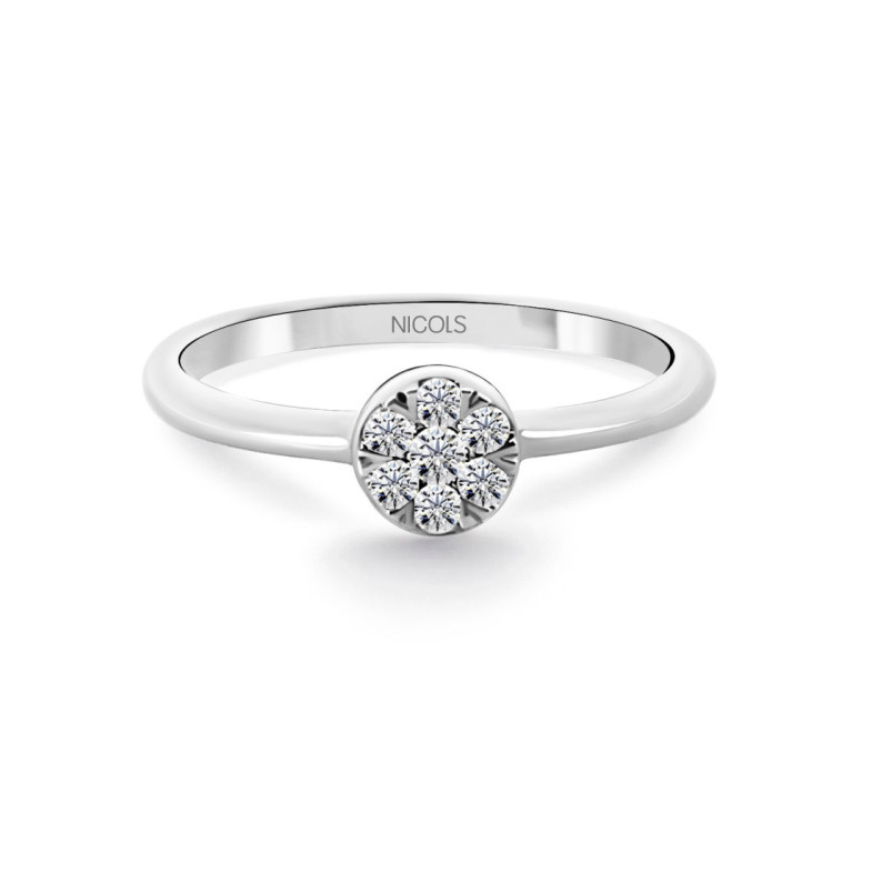 Anillo Pasión de Diamantes 0.15 - Talla Brillante