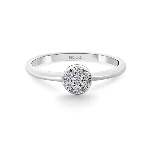 Anillo Pasión de Diamantes 0.15 - Talla Brillante