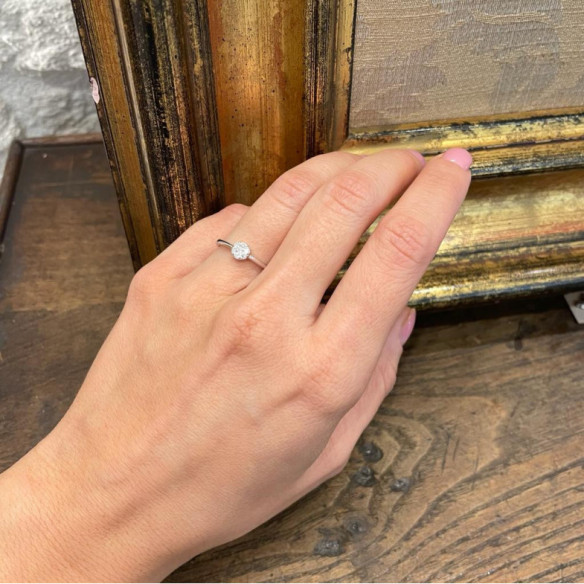 Anillo Pasión de Diamantes 0.15 - Talla Brillante