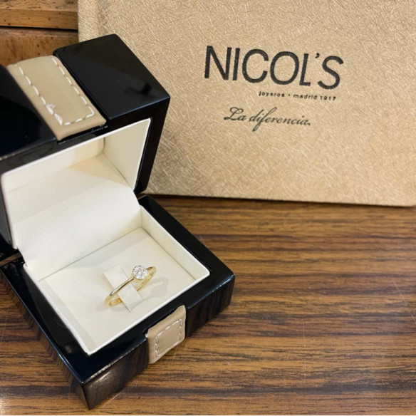 Ring Diamond Passion 0.15 Gelbgold - Verlobungsringe Rosette