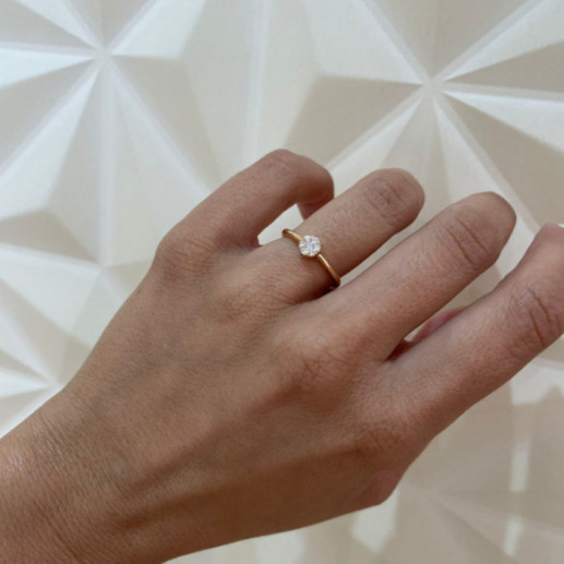 Ring Diamond Passion 0.15 Pink Gold - RINGE 2