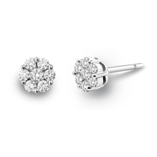 Diamond Earrings CAMELIA 0.30 Studs - Bride earrings