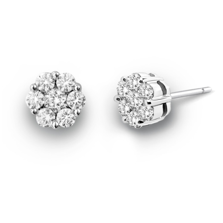 Pendientes Diamantes Camelia 1.00 Dormilonas - Brautohrringe