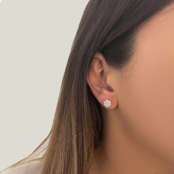 Pendientes Diamantes Camelia 1.00 Dormilonas - Brautohrringe