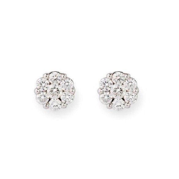 Pendientes Diamantes Camelia 1.00 Dormilonas - Brautohrringe