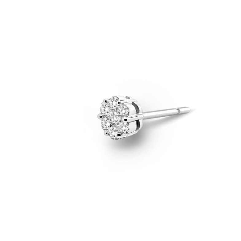 Pendiente Diamantes Piercing Camelia 0.50 Dormilona - Gold Piercings