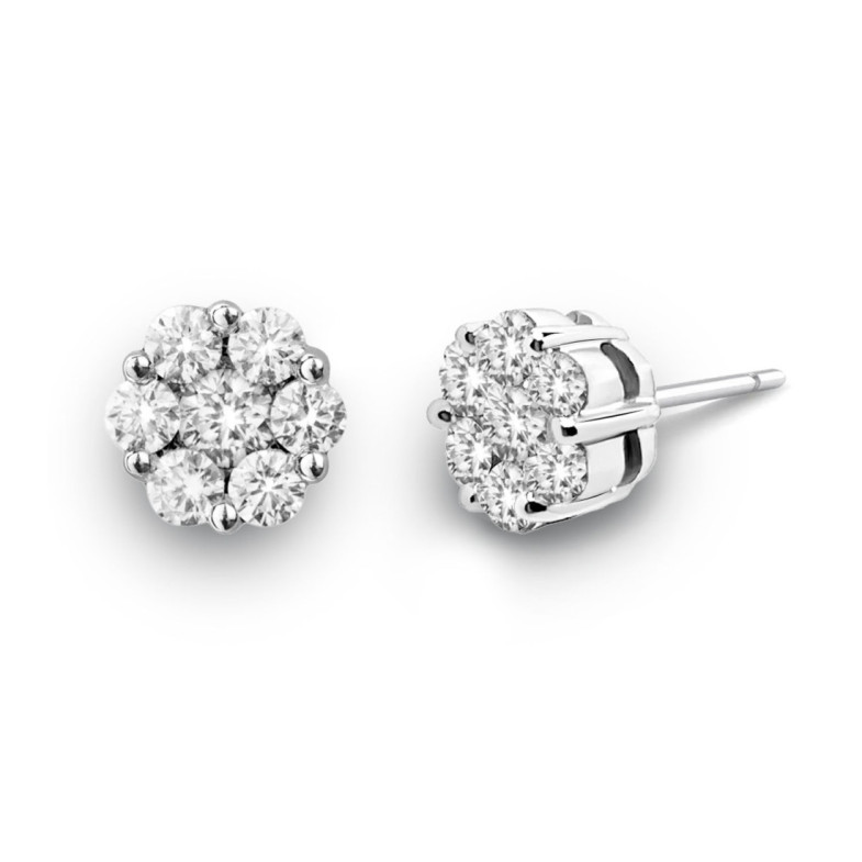Pendientes Diamantes Camelia 1.50 Dormilonas - Brincos de noiva