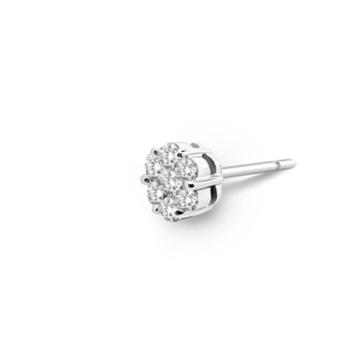 Pendiente Diamantes Piercing Camelia 0.75 Dormilona - Piercings de Oro