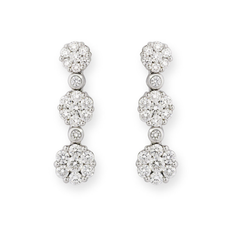 Pendientes Diamantes Aniversario - Pendientes de Novia
