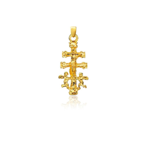 Cruz de Caravaca Oro 18K 29x14mm - Pendentifs de l'homme