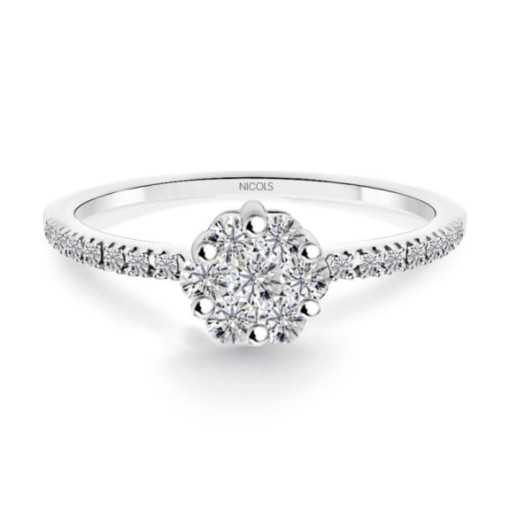 Camelia Diamantring 0.55 - Brillant