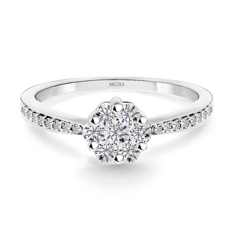 Camelia Diamantring 0.49 - RINGE