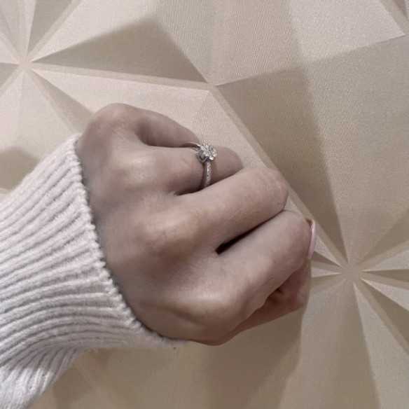 Diamond Ring CAMELIA 0.49 - Rings