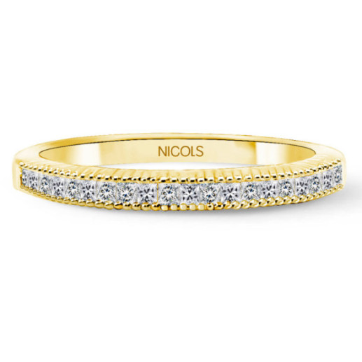 Anillo Alianza Princess 0.28 Oro Amarillo - Princesa