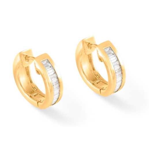 Kreolische Baguette-Diamant-Ohrringe - ohrringe