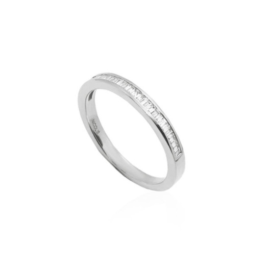 Anillo Alianza Abelia 0.30 Oro Blanco - ANILLOS 2
