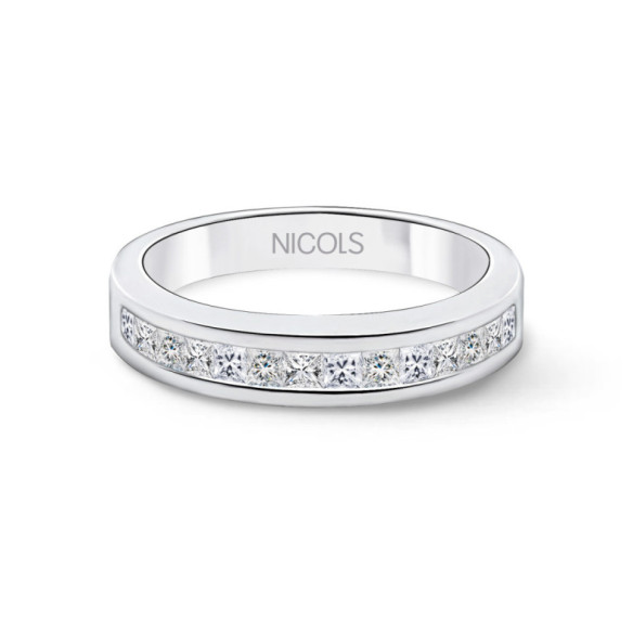 Anillo Alianza Princess 0.55 - Talla Princesa