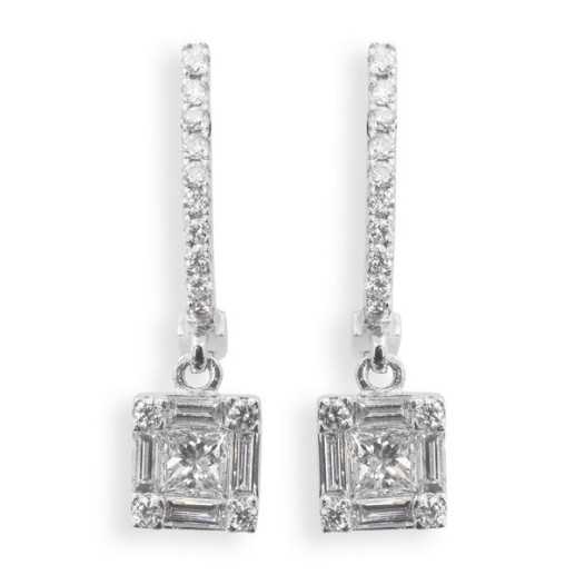 Pendientes Diamantes Diamond Classic - Pendientes de Novia