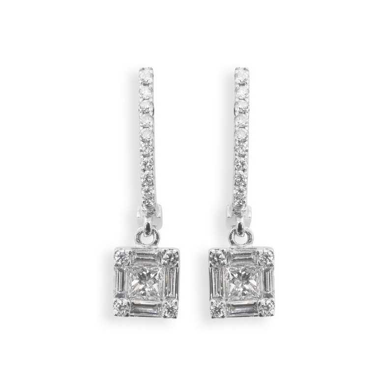 Pendientes Diamantes Diamond Classic - Pendientes de Novia