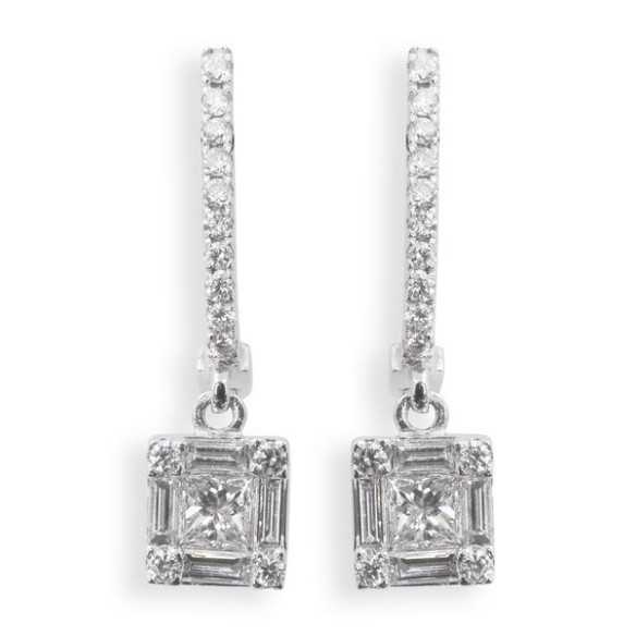 Pendientes Diamantes Diamond Classic - Pendientes de Novia