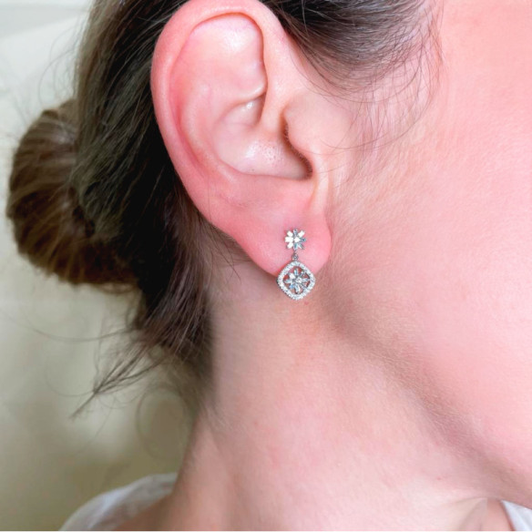 Pendientes Diamantes Spring Time - Boucles d'oreilles mariées