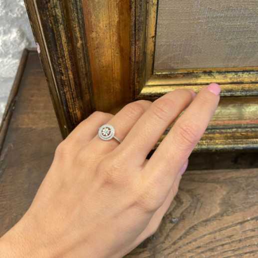 Diamond Classic Engagement Ring - Rosette de bagues de fiançailles 2