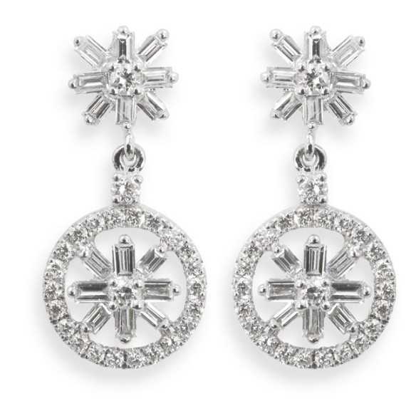 Diamant Ohrringe Diamond Classic - Brautohrringe