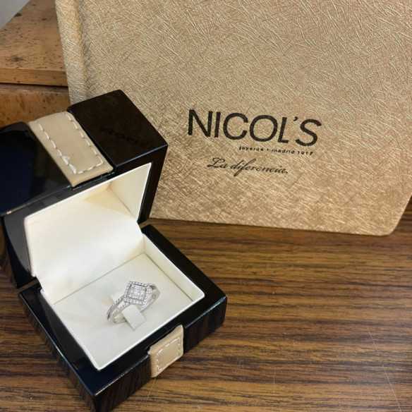 Anillo Diamantes Princess 0.42 ct - Talla Princesa