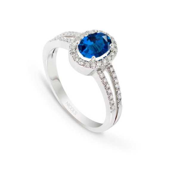 Dali Sapphire Ring - Anniversary Rings