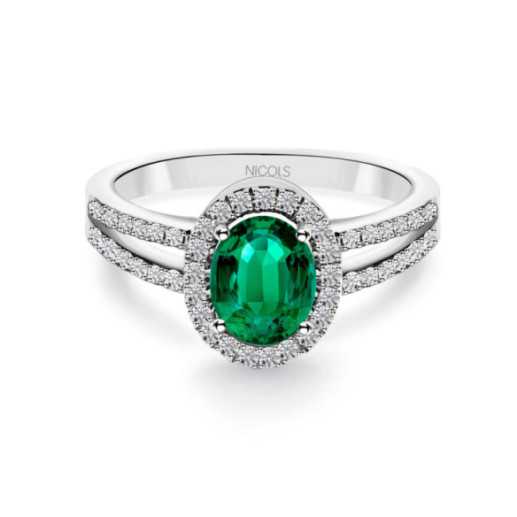 Emeralda Diamond Ring 0.80 - Rings