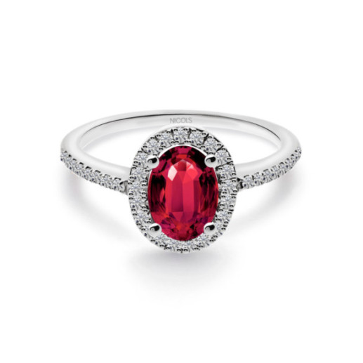 Anillo Rubi Orla Dalia 0.90 - Anillos de Rubí