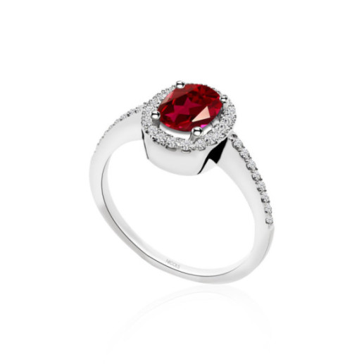 Anillo Rubi Orla Dalia 0.90 - Anillos de Rubí 2