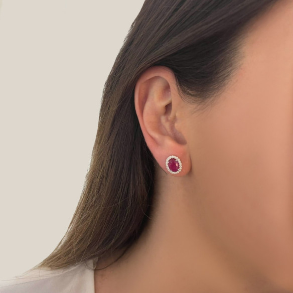 Pendientes Rubi Orla Dalia 1.80 - Pendientes de Rubi