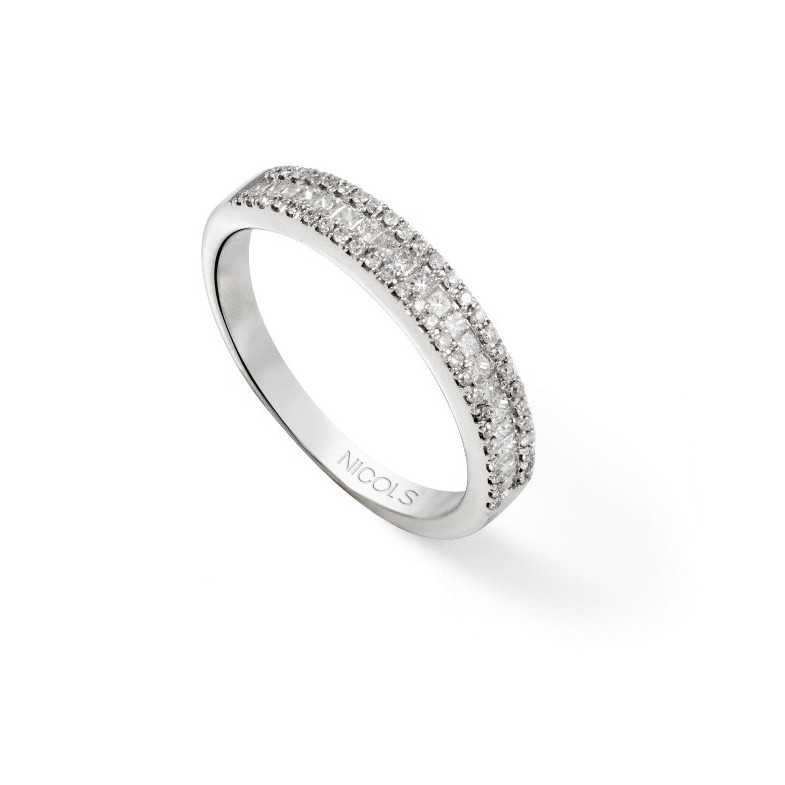 Alliance Ring PRINCESS 0.50 White Gold - Princess