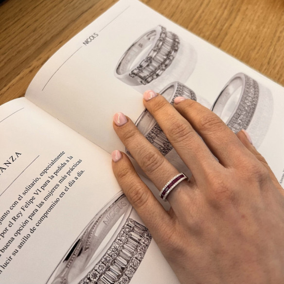 Ring Rubi Alliance Baguette Amelia - Bündnisse der Verpflichtung
