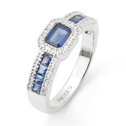 Anillo Diamantes Diamond Color - Anillos de Zafiro