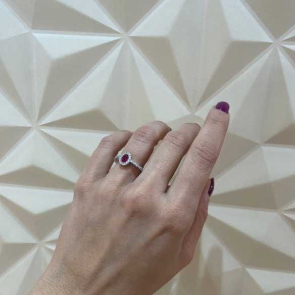 Anillo Diamantes Diamond Color Orla Oval - Anillos de Rubí