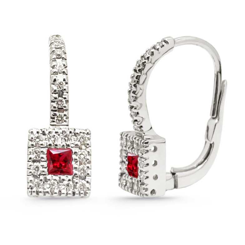 Pendientes Diamond Colour - Pendientes de Rubi