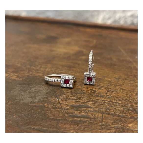 Pendientes Diamond Colour - Pendientes de Rubi