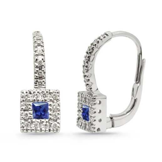 Pendientes Diamond Colour - Pendientes de Zafiro