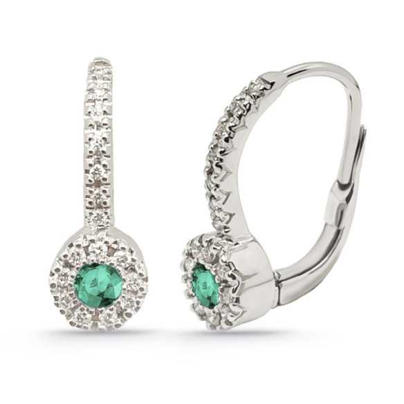Pendientes Diamond Colour - Pendientes de Esmeraldas
