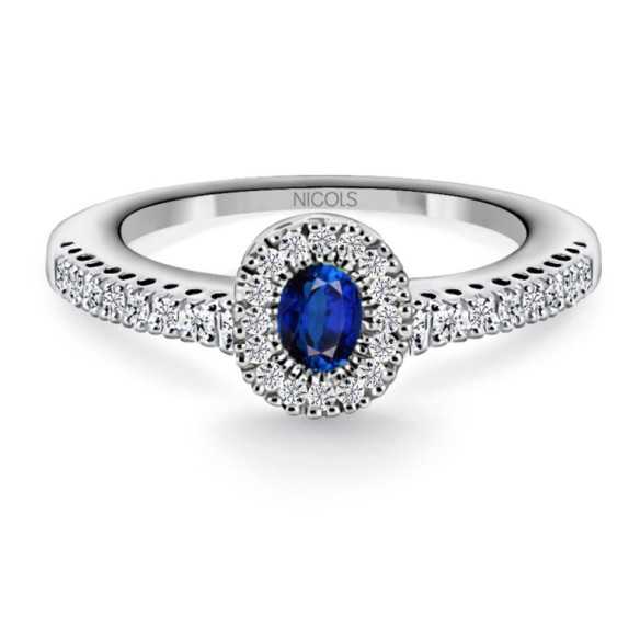 Diamant Color Ring - Bagues en saphir