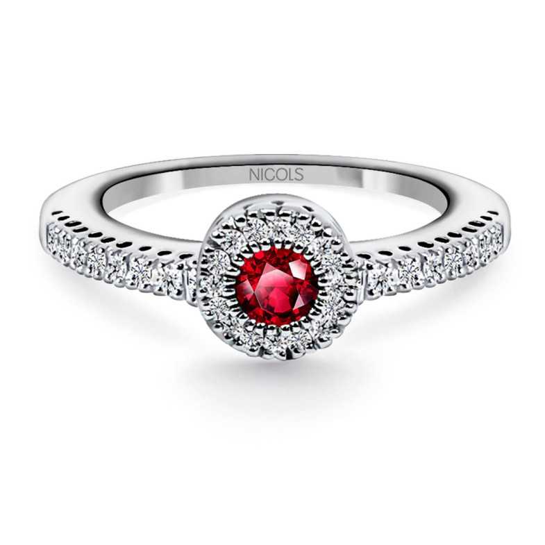 Ruby Ring Love Color - Ruby Rings