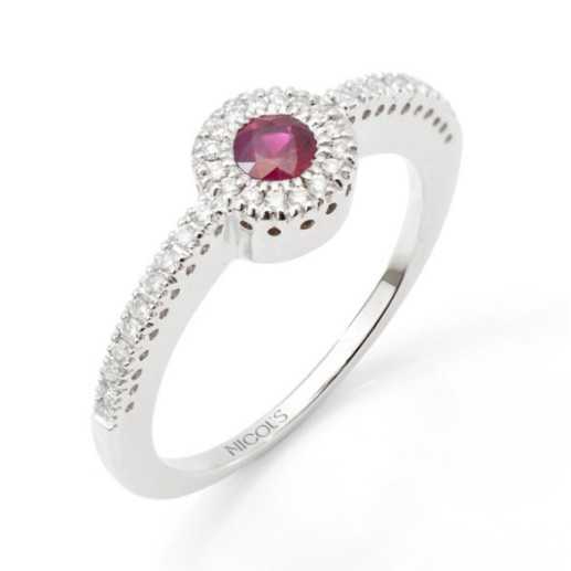 Anello Rubí amore colore - Anelli di rubino 2