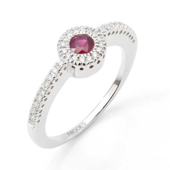 Ruby Ring Love Color - Ruby Rings