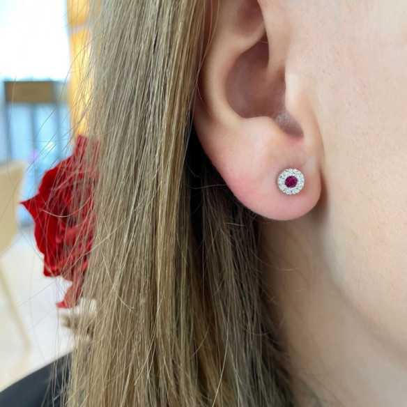 Ohrringe Rubi Dormilona Diamant-Farbe - Rubi-Ohrringe